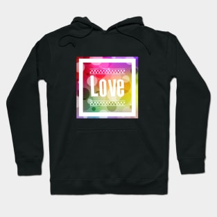 Love Bubbles Letters Hoodie